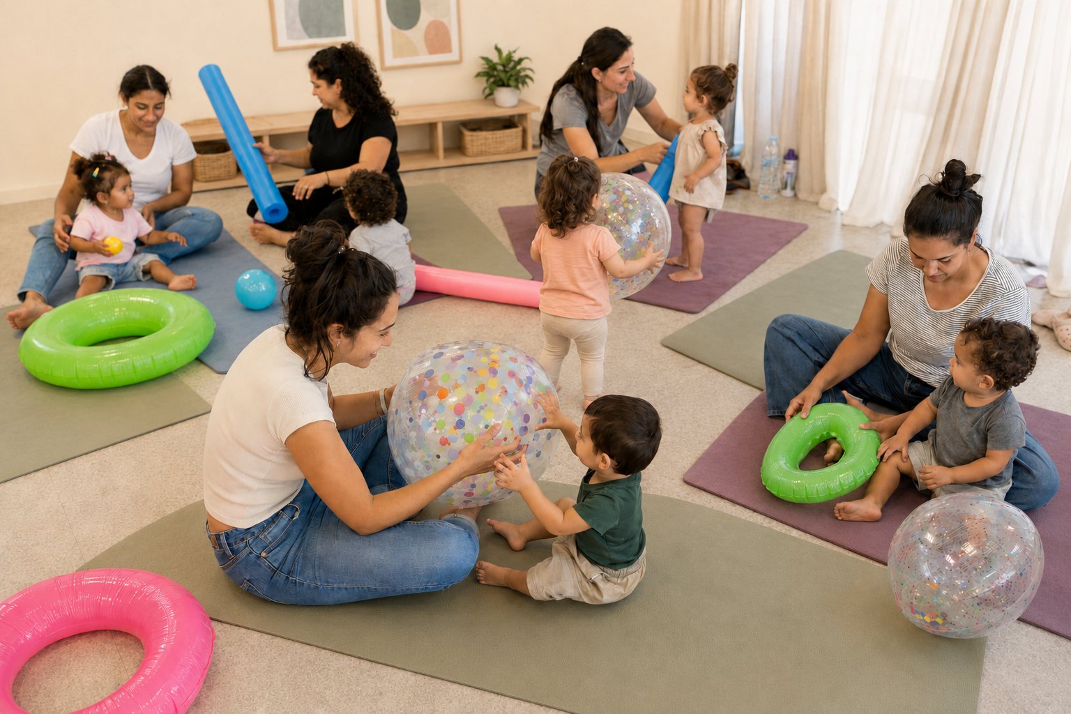 נשות המילואים וילדיהן בתנועה